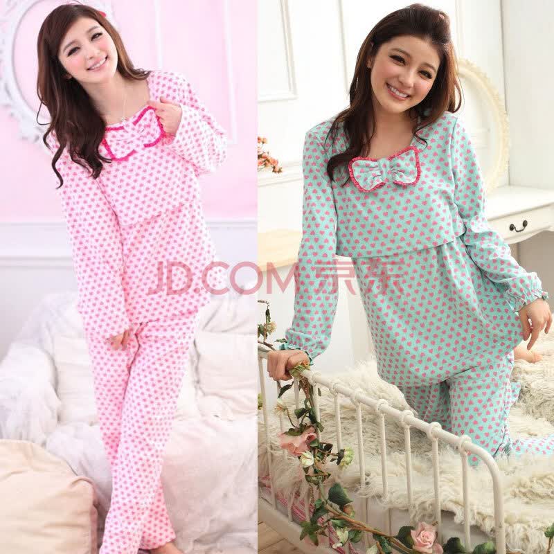 服春夏季喂奶衣 产妇哺乳衣服<em>孕妇睡衣 夏装</em>薄