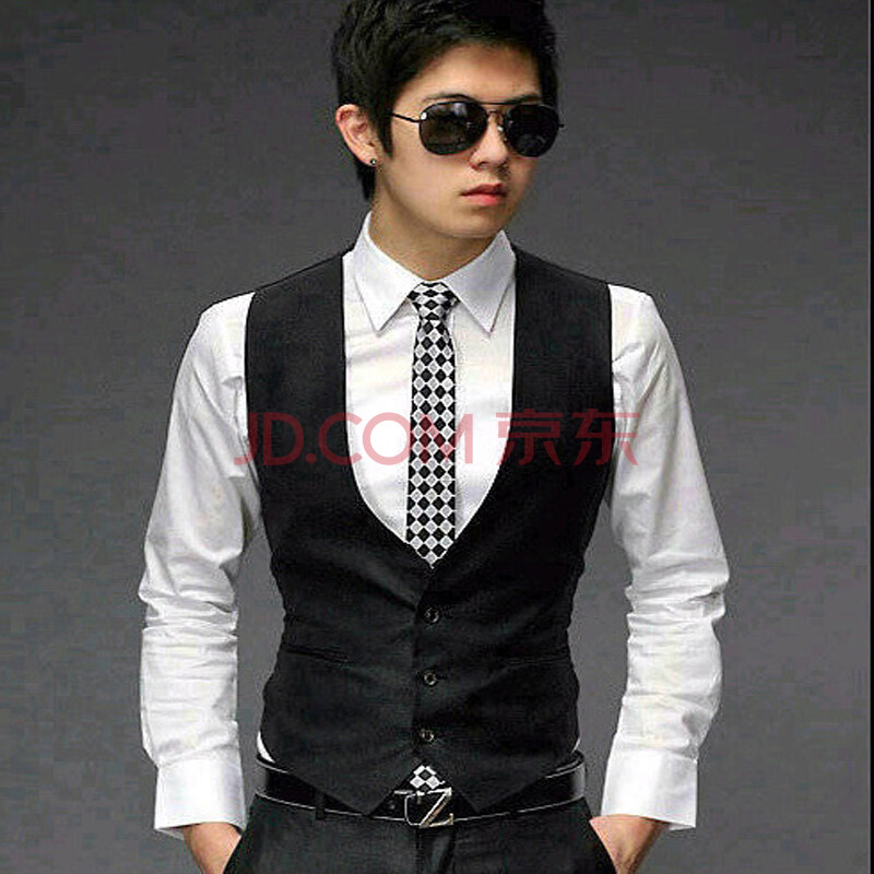 C2潮朝 <em>货到付款</em>2014新款<em>男装</em>英伦夏季<em>马甲</em>男