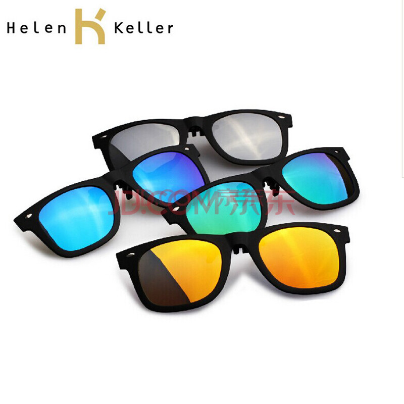 海伦凯勒Helen Keller偏光镜夹片近视太阳镜夹