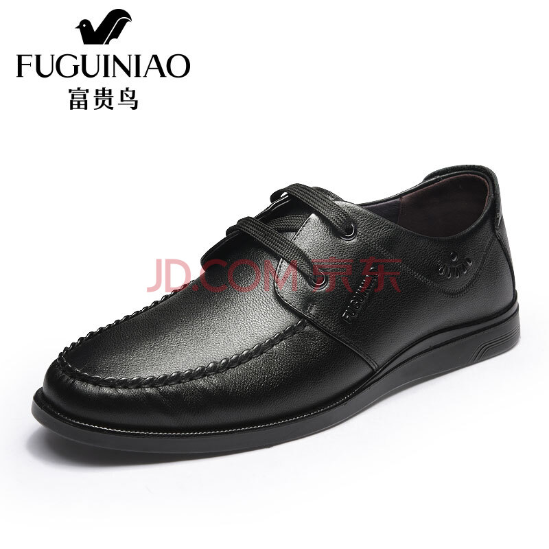 ¸»¹óÄñ£¨FUGUINIAO£©ÄÐЬ2018ÐÂÆ·ÄÐʿƤЬÉÌÎñÐÝÏÐЬƤЬÄÐÓ¢Â×°Ö°ÖЬ ºÚÉ« 39