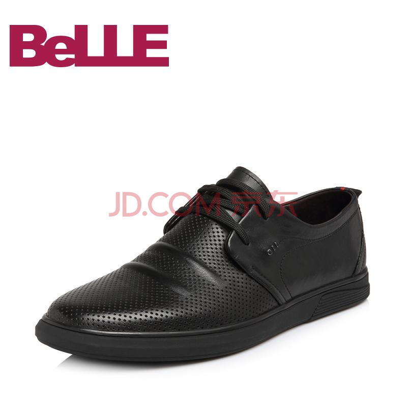 Belle/°ÙÀö2018ÏÄÐÂÆ·×¨¹ñͬ¿îÓÍÆ¤Å£Æ¤¸ïÄÐÆ¤Ð¬B1517BM8 ºÚÉ« 41