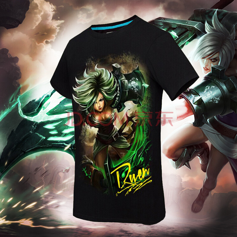 B·MORFEL英雄联盟LOL短袖T恤男女宽松大