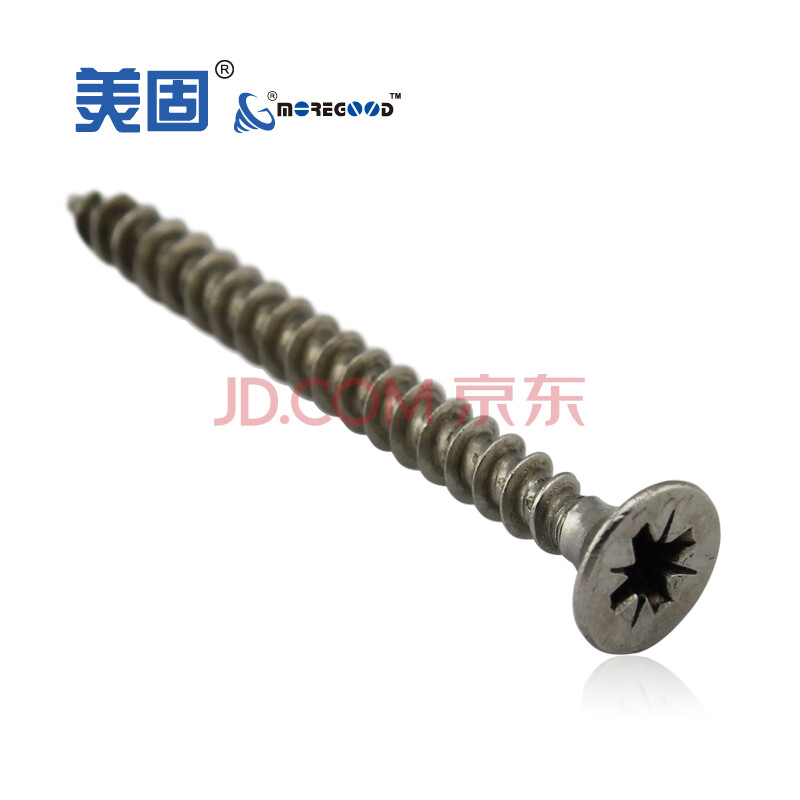 美固盒装 A2(304不锈钢)双沉头纤维板螺钉 鱼