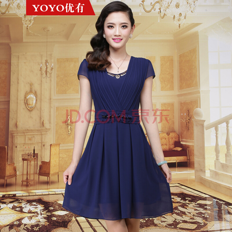 <em>YOYO</em>优有 2014夏装新品 <em>女装</em> 韩版<em>时尚</em>高贵优