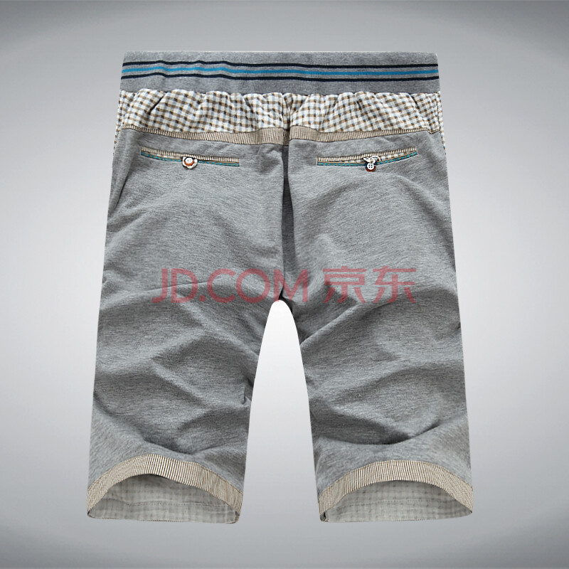 短裤男 薄款格子男士中裤5五分裤韩版潮<em>马裤</em>沙