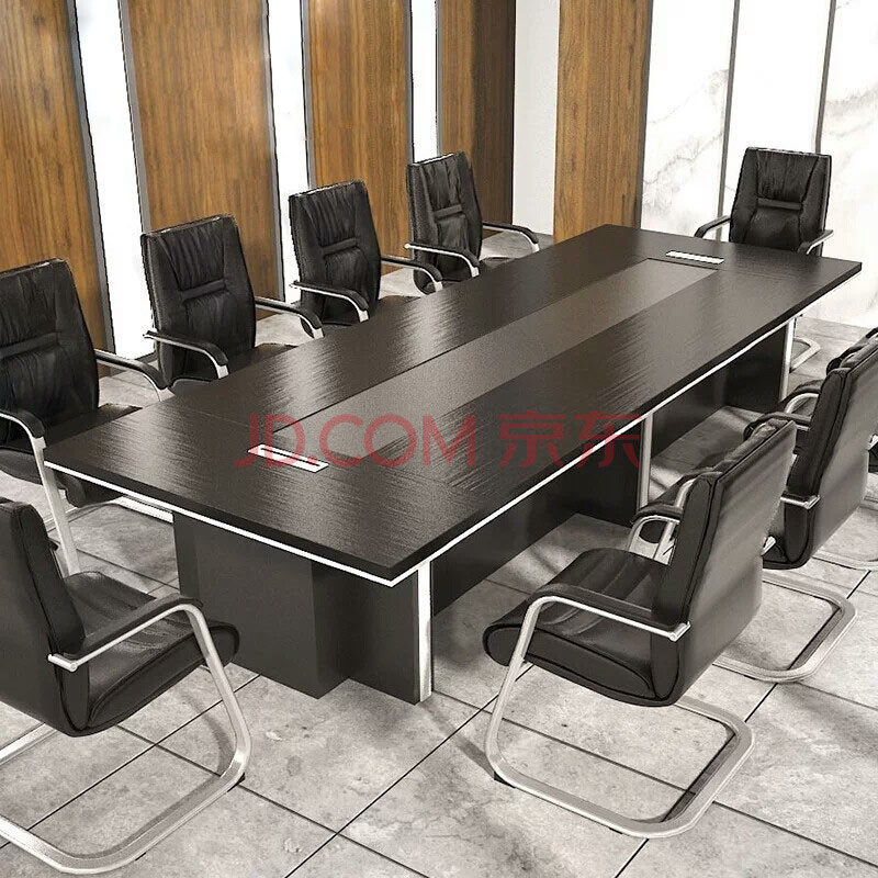 格之木大型会议桌长桌16人以上 简约现代会议室会议桌椅组合条形桌