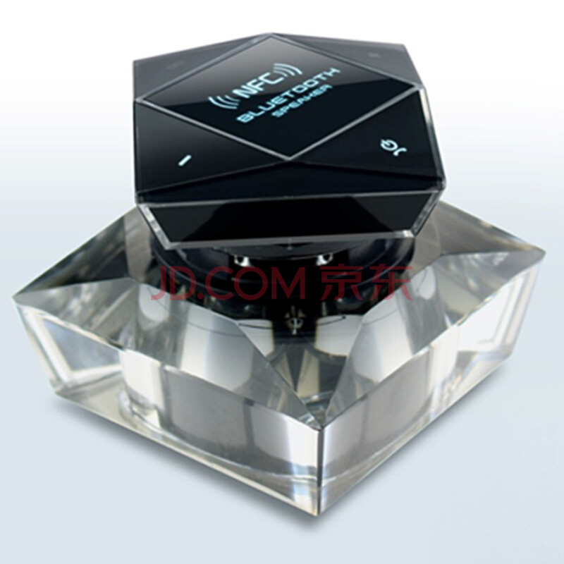 vtrek水晶蓝牙音箱 NFC功能低音炮音响 银图片