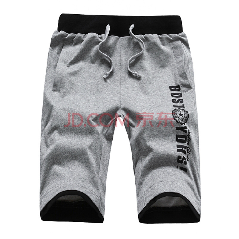 宾唯男士<em>松紧腰运动短裤</em> 夏加肥大码<em>男</em>5五分裤