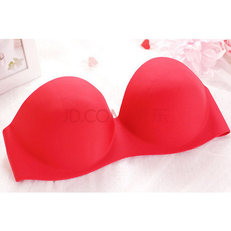 一片式无痕隐形露背婚纱礼服防滑<em>无肩带文胸</em>聚