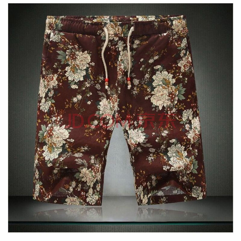 支持货到付款 丹杰仕2014<em>男款</em>色彩亚麻<em>短裤</em>男