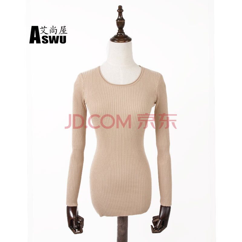 Aswu <em>艾尚</em>屋 2014<em>秋装</em>新款<em>毛衣</em> 女装韩版修身