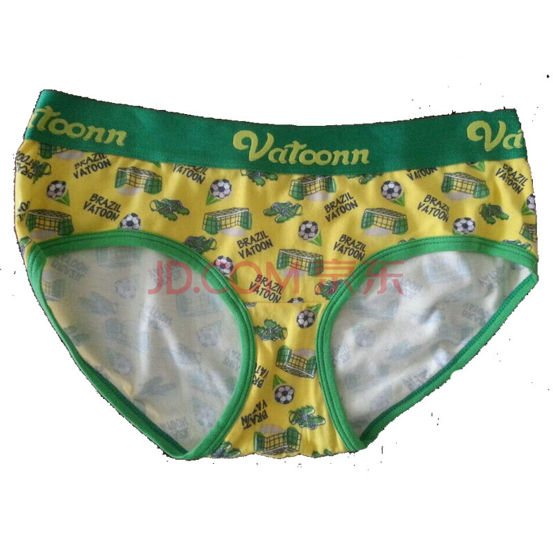 足球宝贝 <em>情侣内裤</em>性感透气<em>纯棉</em>女士<em>三角</em>花佃