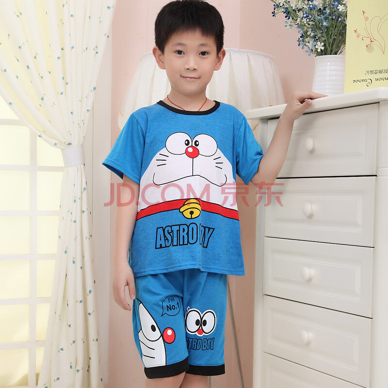 夏季新款<em>男童</em>卡通叮当猫<em>哆啦A梦</em>卡通猴<em>男童</em>套