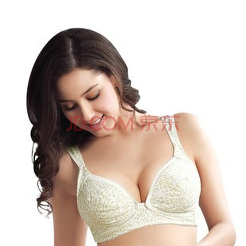 超值纯棉孕妇内衣前开扣<em>哺乳期文胸</em>胸罩 豹纹