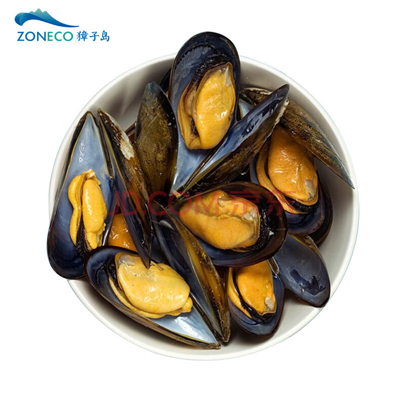 海鲜水产 贝 獐子岛(zoneco seafood) 【法国活蓝贻贝blue mussel(aop