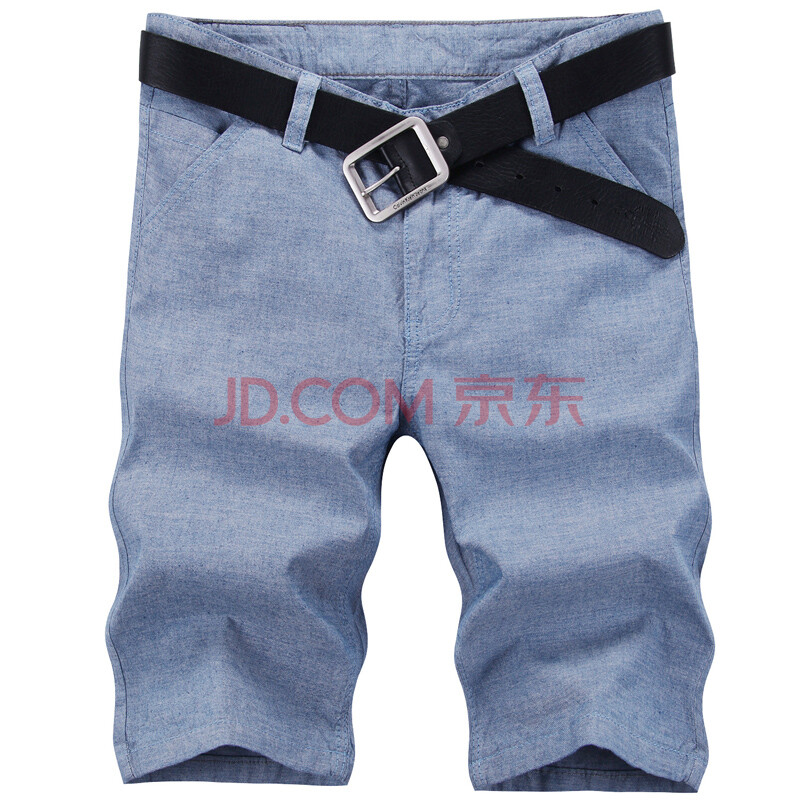 潮无界 2014新款夏装大码商务休闲中裤<em>马裤</em>直