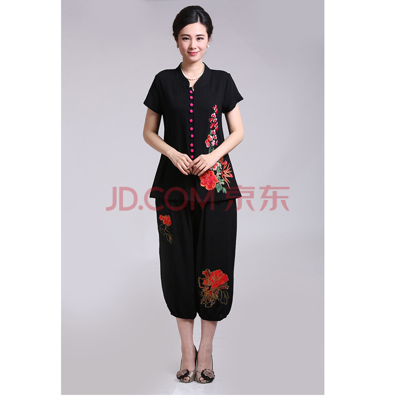 金栗鼠2014新款夏装<em>女士开衫</em>T恤中老年人女装