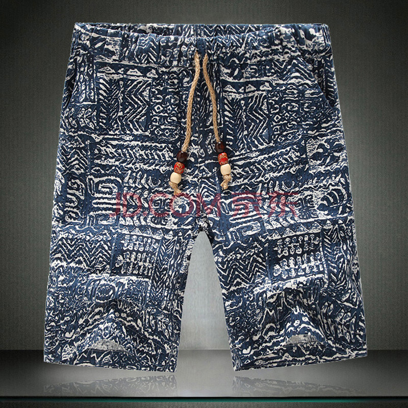 货到付款!依泽麦布2014夏装<em>男士</em>花<em>短裤加肥</em>加