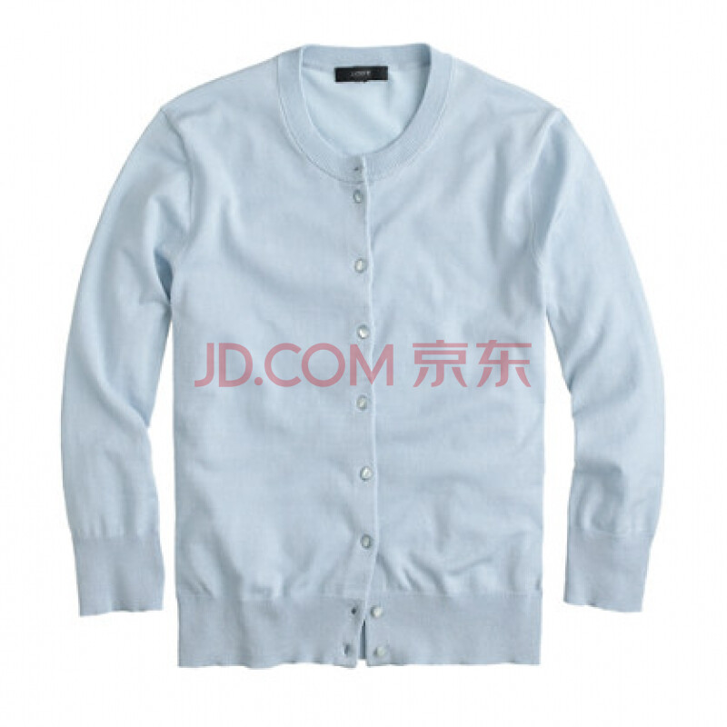 J.Crew <em>女装</em> 女式开襟衫 <em>dusty</em> sky Q00203640