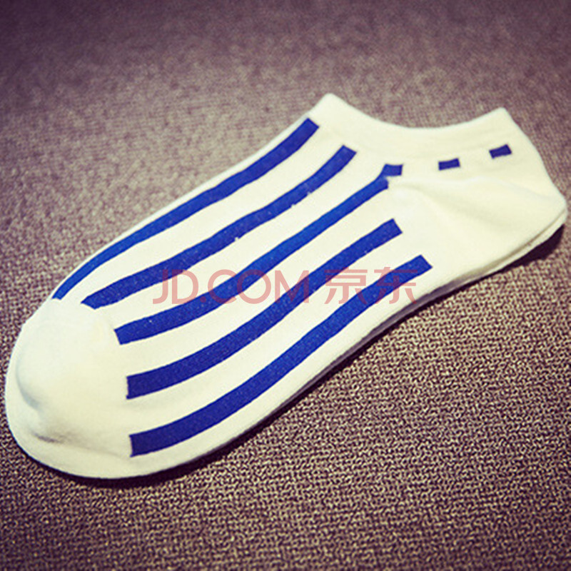 新款男士竖条纹船袜子 商务休闲男短袜休闲棉袜 浅口隐形袜船袜运动袜