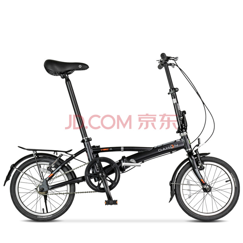 大行(DAHON) 折叠自行车 16寸超轻铝合金通勤自行车YRA611 消光黑