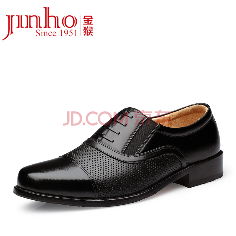 ½ðºï£¨JINHOU£©Ïļ¾Èý½ÓÍ·ÉÌÎñÕý×°ïοÕÄÐÁ¹Ð¬ ÉðʿţƤ¼Ùϵ´øÄÐʿƤЬ J3003A3 J3003A3ºÚÉ« 44Âë