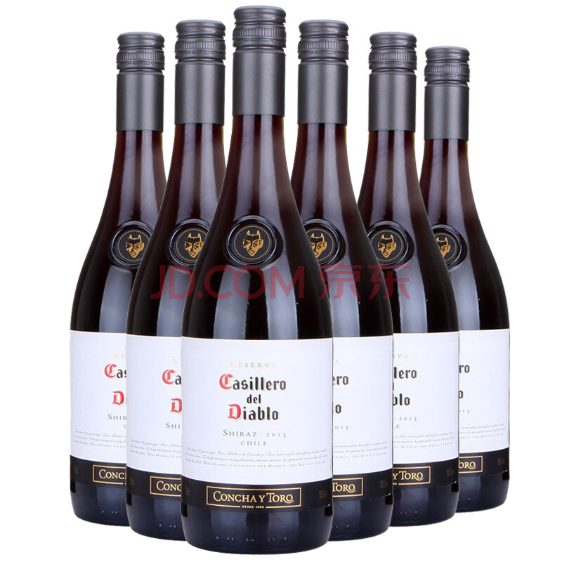 【智利】 干露酒厂 红魔鬼 设拉子 红葡萄酒 750ml*6瓶