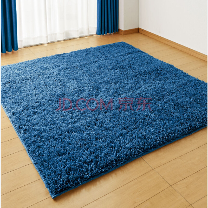家瑞 卡比特 客厅地毯沙发垫出口地毯 北欧现代卧室床边毯榻榻米 蓝色
