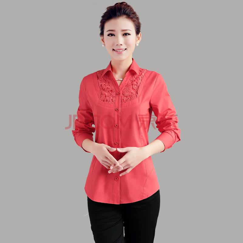 <em>可货到付款</em>2014春秋新品大码<em>女装</em>衬衫女韩版