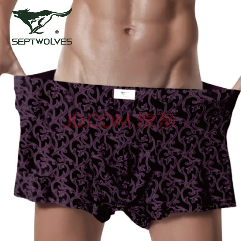 七匹狼<em>内裤</em>正品 <em>男士</em>印花<em>肥佬裤</em> 加大码<em>内裤</em>男