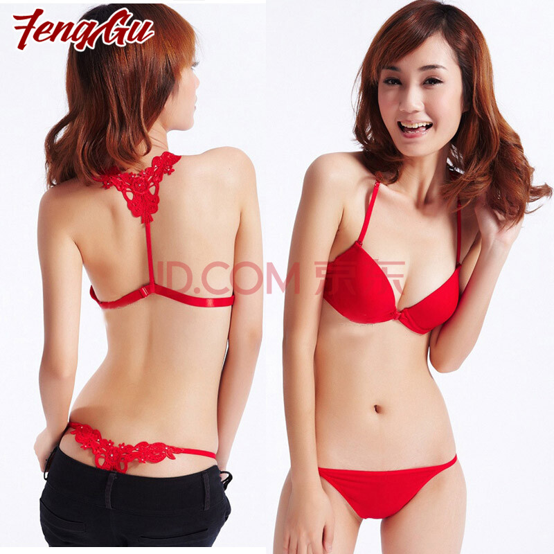 枫故 2014前扣可爱性感少女<em>文胸</em>套装 内衣内裤