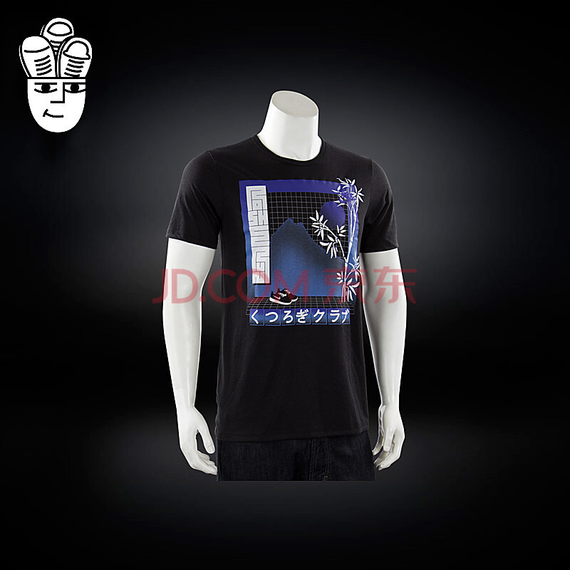 耐克男子运动图案针织连帽衫NIKE 黑小组,耐克