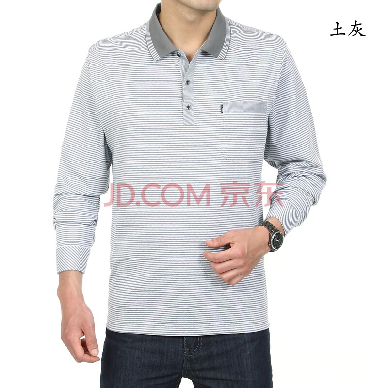 金里昊特 2014夏装新品中老年t恤 男 短袖棉质