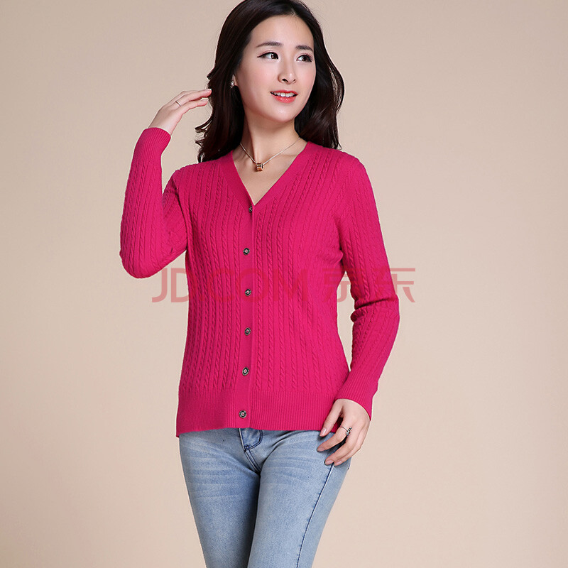 锦昂2014夏季韩版毛针织衫<em>女外套</em>羊绒麻花开