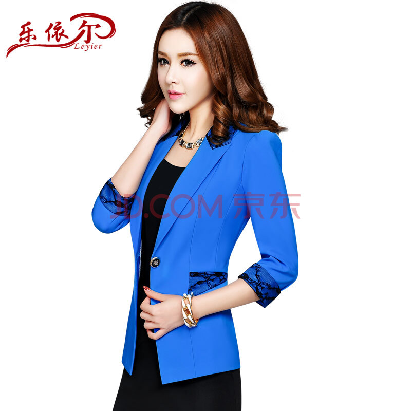 乐依尔夏季<em>女装</em>小<em>西装外套</em>韩版修身显瘦百搭O