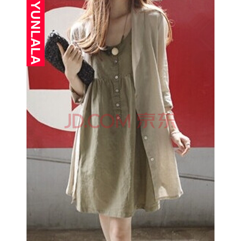 云拉拉 2014新款夏季<em>女装亚麻</em>棉麻<em>开衫长款针</em>