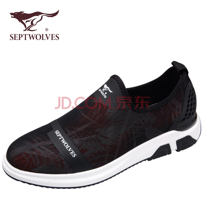 ÆßÆ¥ÀÇ£¨SEPTWOLVES£©ÄÐЬ²¼Ð¬ÄÐʽʱÉÐÐÝÏÐЬµ¥Ð¬Ö¯ÎïÍ¸ÆøÌ׽ŷÀ»¬²¼Ð¬×Ó ¾ÆºìÉ« 39