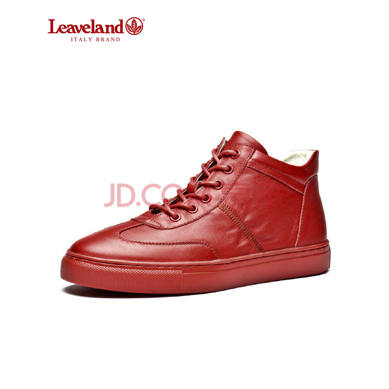 ·ãÒ¶Leaveland ±¬¿îÍÆ¼öÅ®ÐÝÏÐЬͷ²ãţƤ¼°õ×Ñ¥°Ù´îƽµ×°åÑ¥ ºìÉ« 35(225)
