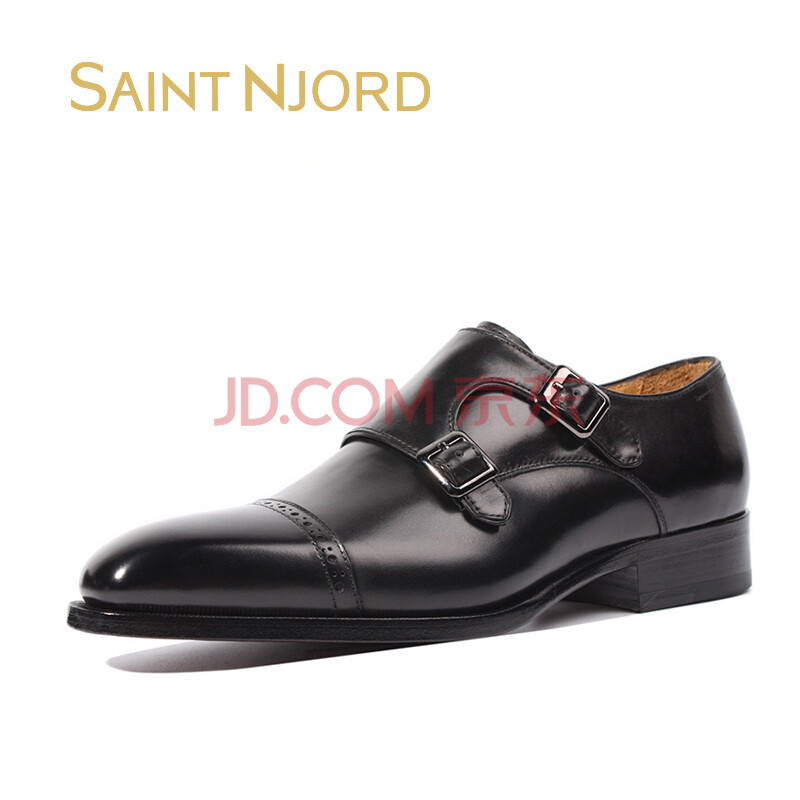 SAINTNJORD/Ê¥ÄáÔ¼µÂÒâ ÊÖ¹¤¶¨ÖÆÄÐЬÕý×°ÃÏ¿ËЬ¹ÌÌØÒìÕæÆ¤µ×¸ßµµÆ¤Ð¬Èý½ÓÍ·É®ÂÂЬ ºÚÉ« 39£¨ÊÖ¹¤¶¨ÖÆ12-15Ì죩