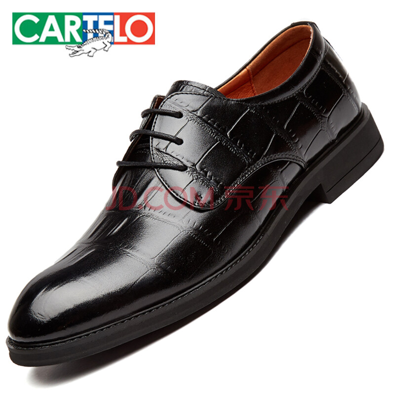 ¿¨µÛÀÖöùÓ㣨CARTELO£©Æ¤Ð¬ÄÐÊ¿Ïļ¾Í·²ãţƤÉÌÎñÐÝÏÐЬϵ´øÔ²Í·Ó¢Â×ÕæÆ¤Í¸ÆøÕýװЬ×ÓÄÐ ºÚÉ« 38