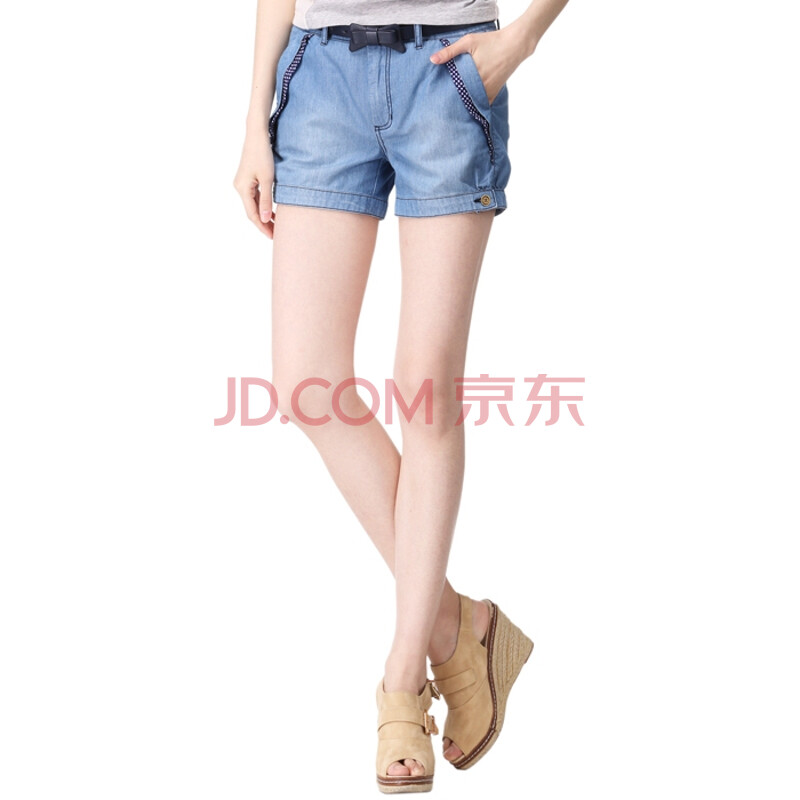 2014夏装新款 <em>真维斯女装</em>全棉舒适泡泡裤型牛