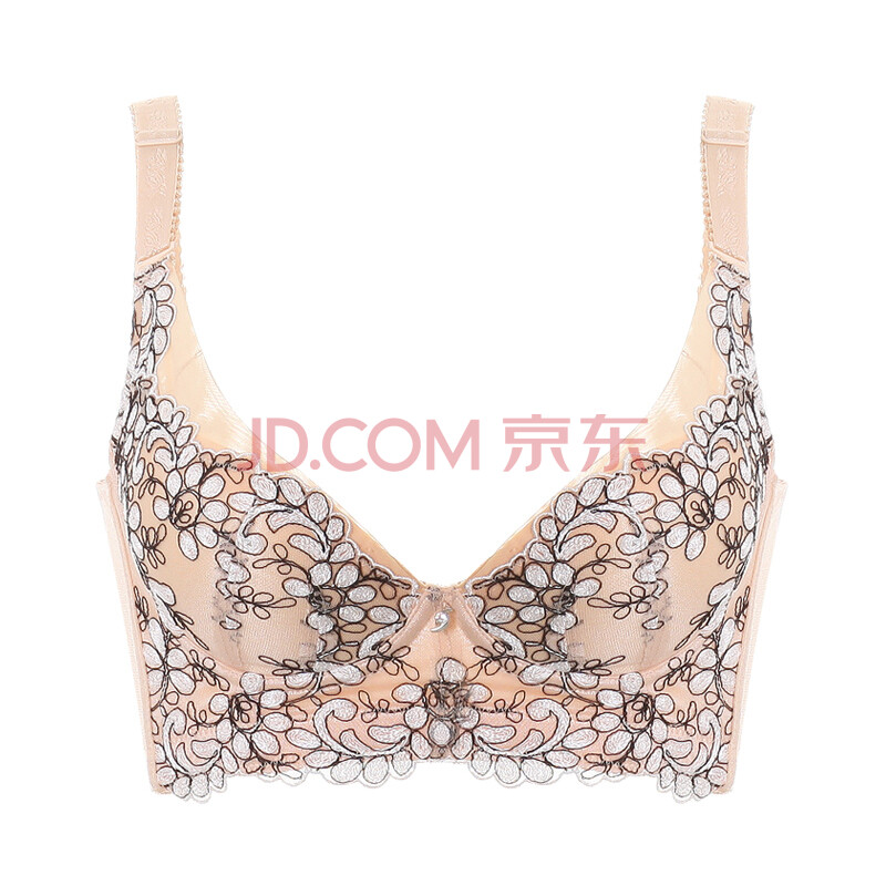 润微 清夏月貌 6/<em>8号杯</em> 超薄杯刺绣聚拢调整型