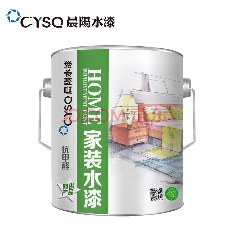 晨阳水漆 内墙面乳胶漆 防霉抗碱 净味环保非油