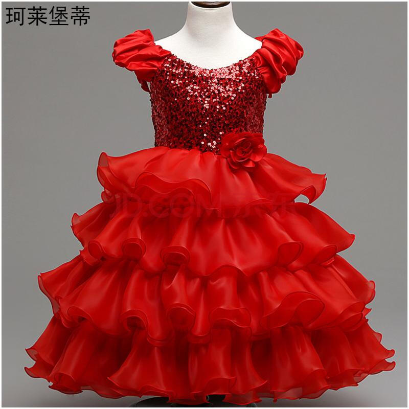 主裙夏季红色礼服童装牌子品质好 新款好用
