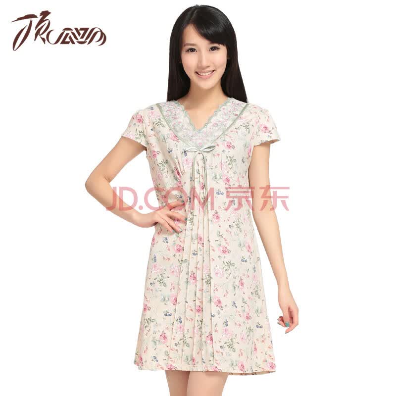 <em>顶瓜瓜</em>/<em>顶呱呱</em> 新品<em>彩棉</em>春夏<em>睡衣女</em>纯棉家居服