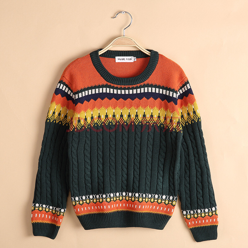 2014年秋冬新款男童<em>毛衣</em>套头<em>加厚</em> 大童<em>毛衣男</em>