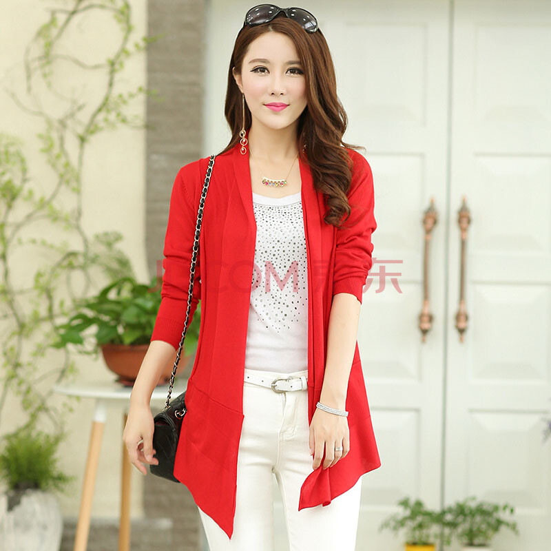 容胜外搭<em>开衫</em>夏季薄款<em>大码针织</em>防晒空调衫披肩