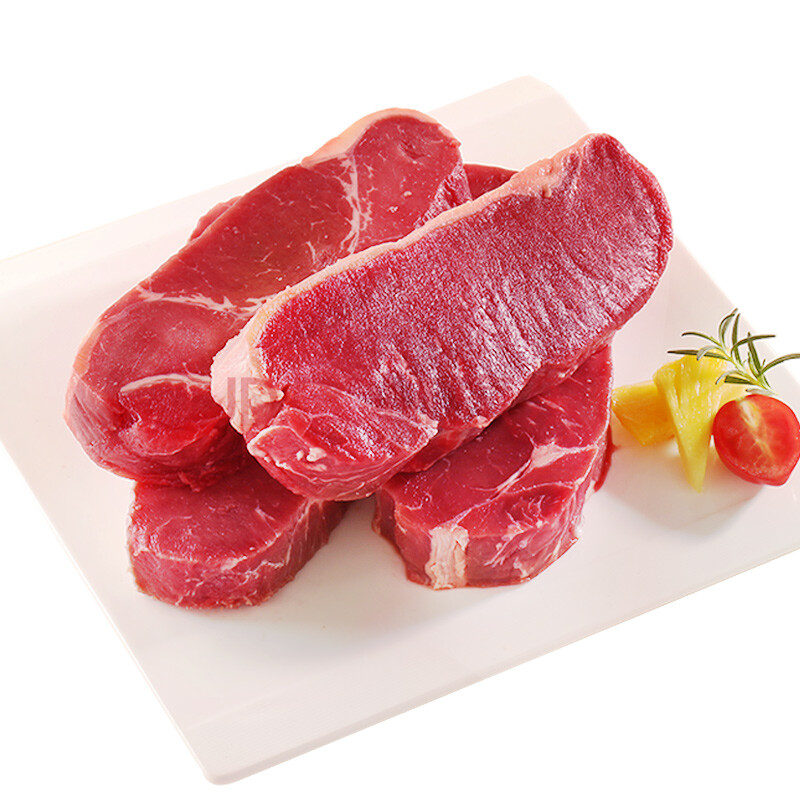 ¿Æ¶ûÇß ÔÇÐÎ÷ÀäÅ£ÅÅ ºñ2.5cm 4Ƭװ 1200g ¹ÈËÇÅ£Èâ