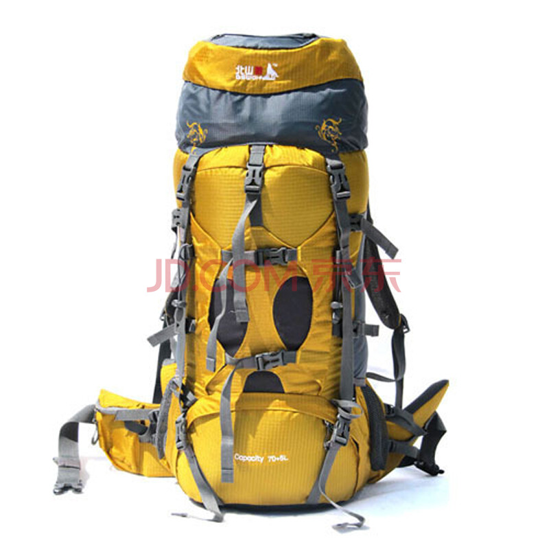时尚户外登山丛林探险徒步必备大容量70 5l登山包潮流耐脏简约双肩包