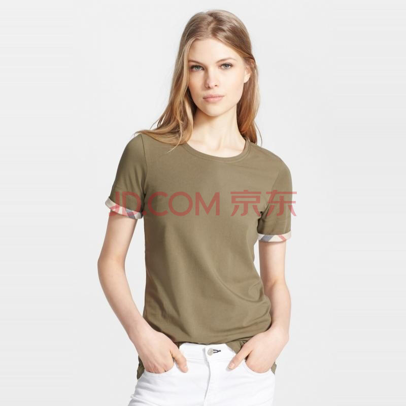 巴宝莉 BURBERRY <em>女装</em> 女式短袖t恤 <em>Dusty</em> Kh